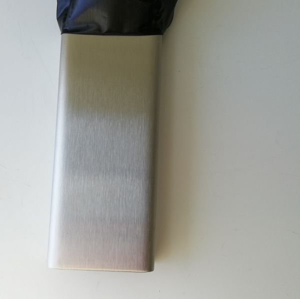 Edelstahl U-Profil magnetisch 0,8 mm K240 geschliffen
